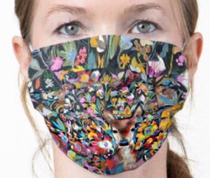 NEW!! "Fawn botanical" Artisan Face Mask