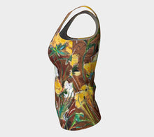 Load image into Gallery viewer, &quot;Golden Ranunculus&quot; Peachskin Fitted Tank Top
