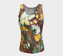 Load image into Gallery viewer, &quot;Golden Ranunculus&quot; Peachskin Fitted Tank Top