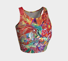 Load image into Gallery viewer, &quot;Celebration In Red&quot; Cropped Yoga Tank