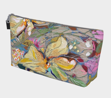 Load image into Gallery viewer, &quot;Three Irises Botanical&quot;  Beauty Pouch
